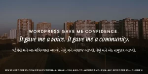 Read more about the article HeroPress: 😊 From a Small Village to WordCamp Asia: My WordPress Journey 🌍✨